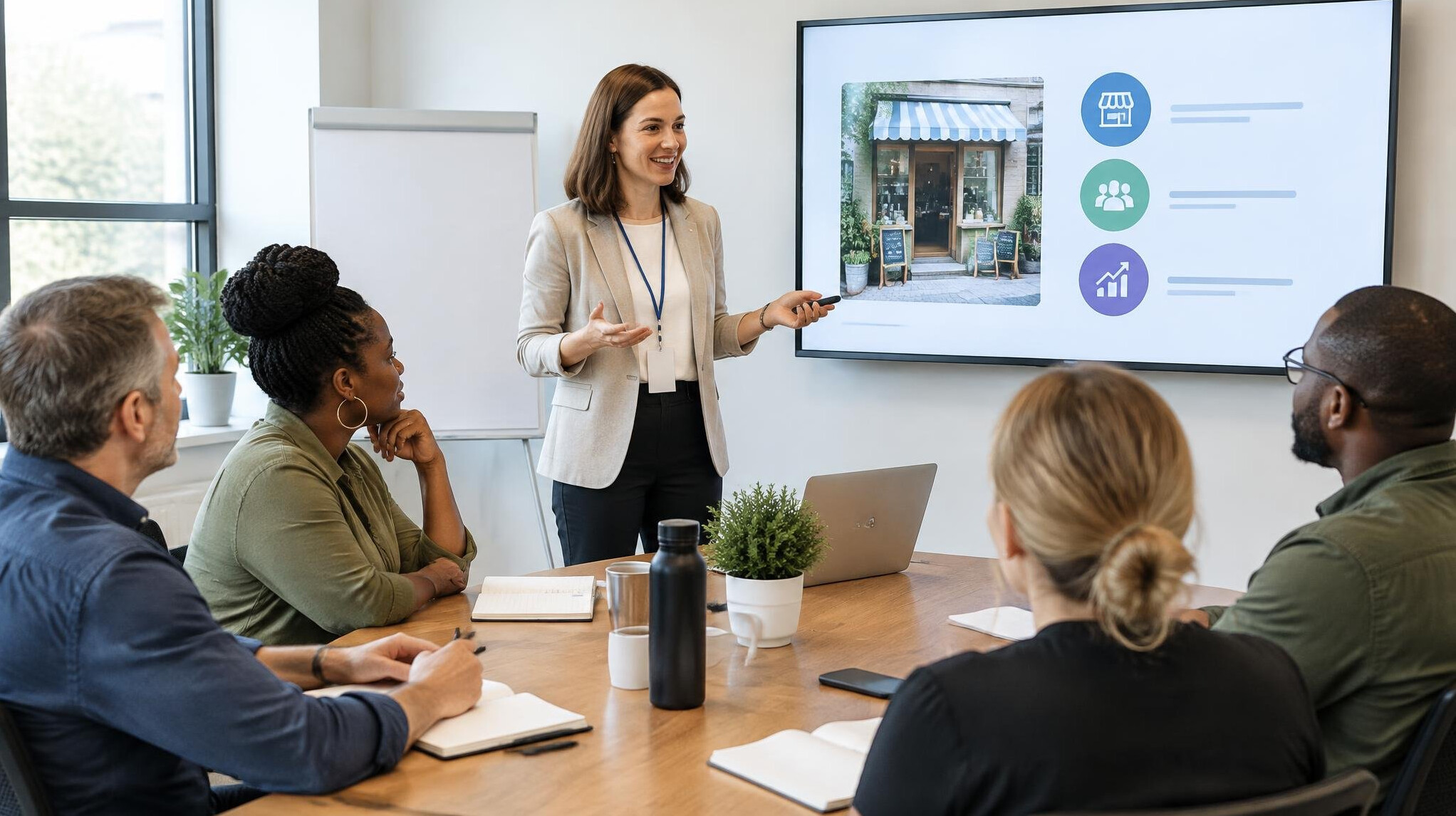 Workshop presentation to a small group of professionals